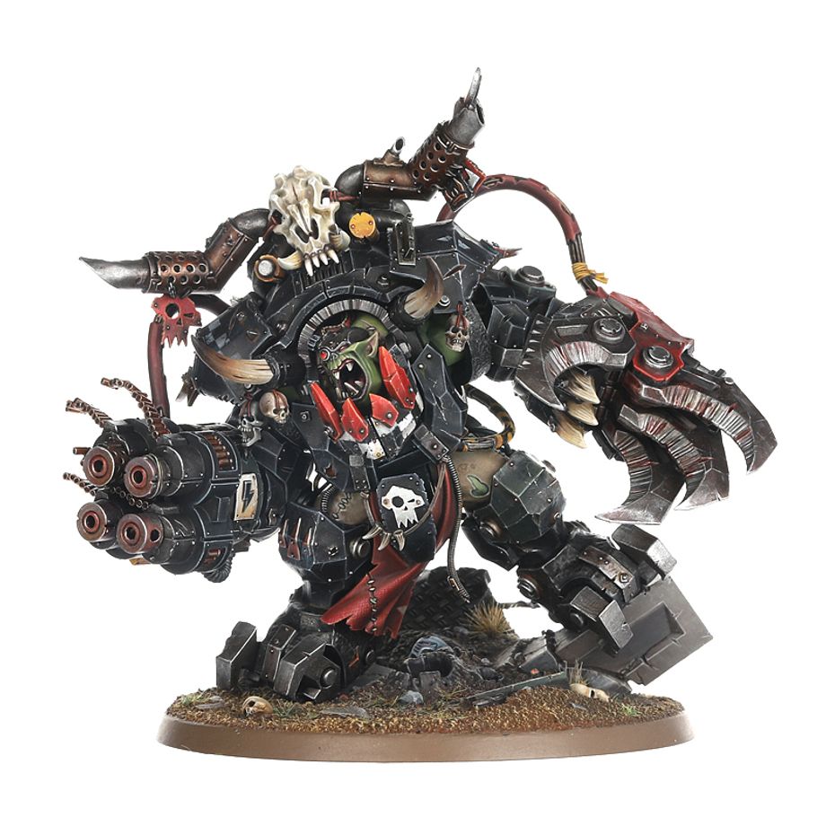 Warhammer 40000 Ork Ghazghkull Thraka contenu de la boîte - Games Workshop - Meka Neko