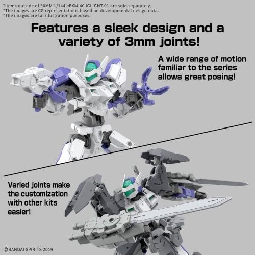 30 MM 1/144 - EEXM - 40 Iglight - MEKA NEKO