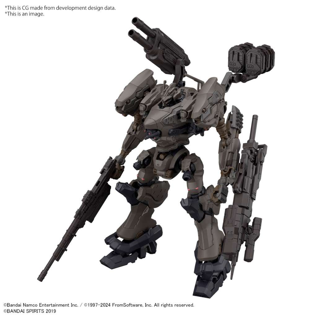 30MM Armored Core VI Orbiter Nightfall vue de dos - Bandai - Meka Neko