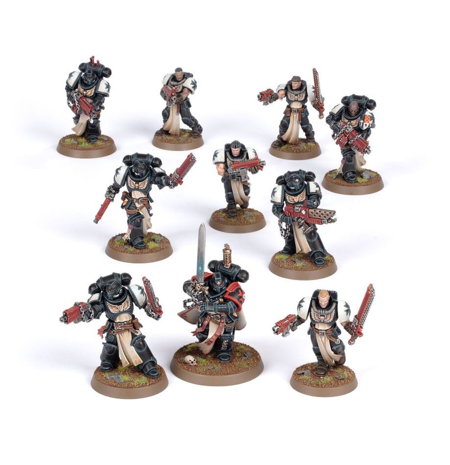 Warhammer 40000 Black Templar Crusader Squad contenu boîte 1 - Games Workshop - Meka Neko