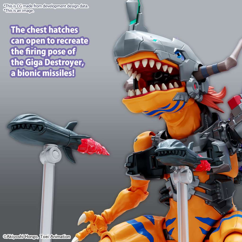 Figure Rise Amplified Metalgreymon Vaccine - MEKA NEKO