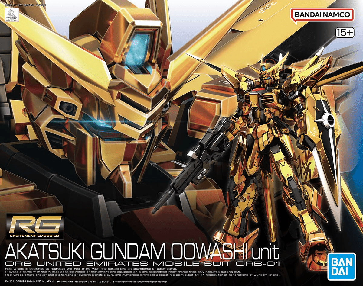 Gundam RG 1/144 - Akatsuki Gundam Oowashi Unit - MEKA NEKO