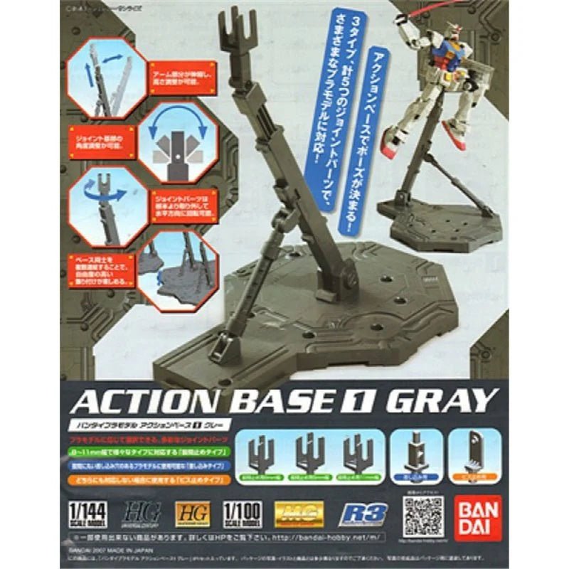 Gunpla - Action Base 1 Grey - MEKA NEKO
