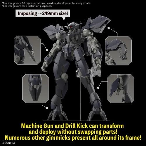 Gunpla Full Mechanics 1/100 - Graze Ein (PRÉCOMMANDE) - MEKA NEKO