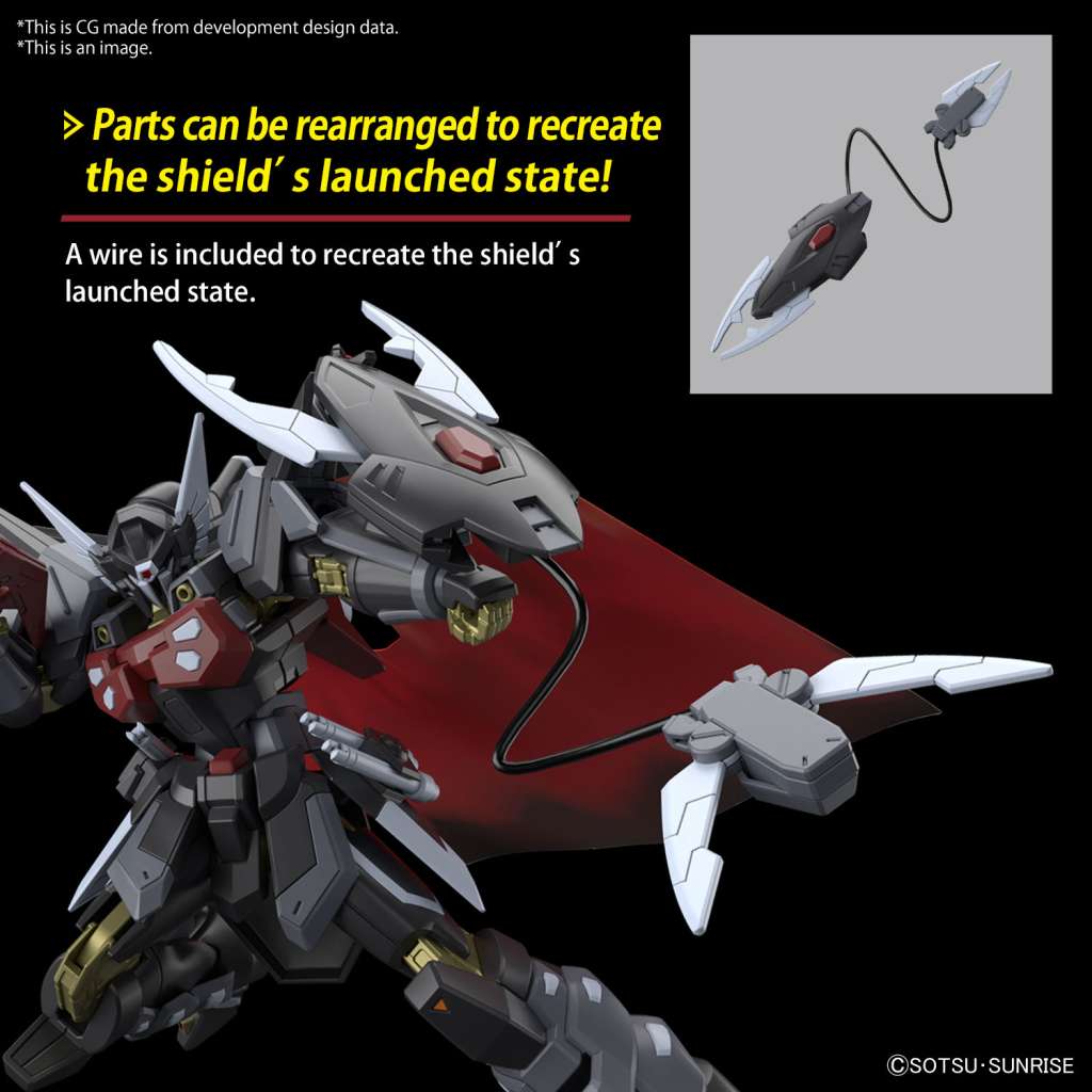 Gunpla HG 1/144 - Gundam Black Knight Squad SHI - VE. A - MEKA NEKO