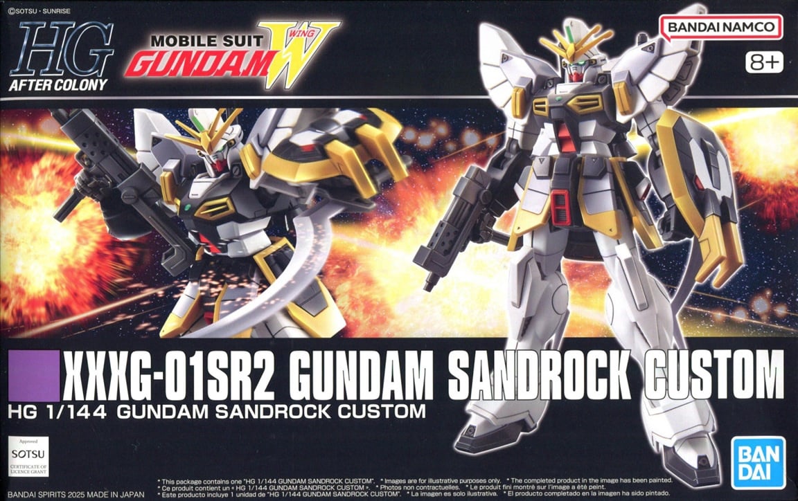 Gunpla HG 1/144 - Gundam Sandrock Custom - MEKA NEKO