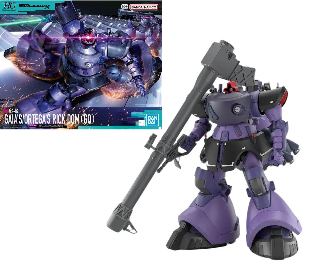 Gunpla HG 1/144 - Rick Dom de Gaia Ortega - MEKA NEKO
