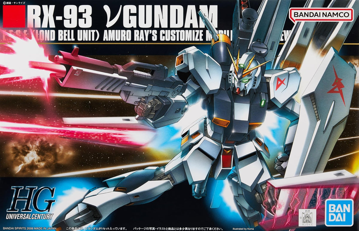 Gunpla HG 1/144 - RX-93 Nu Gundam - MEKA NEKO