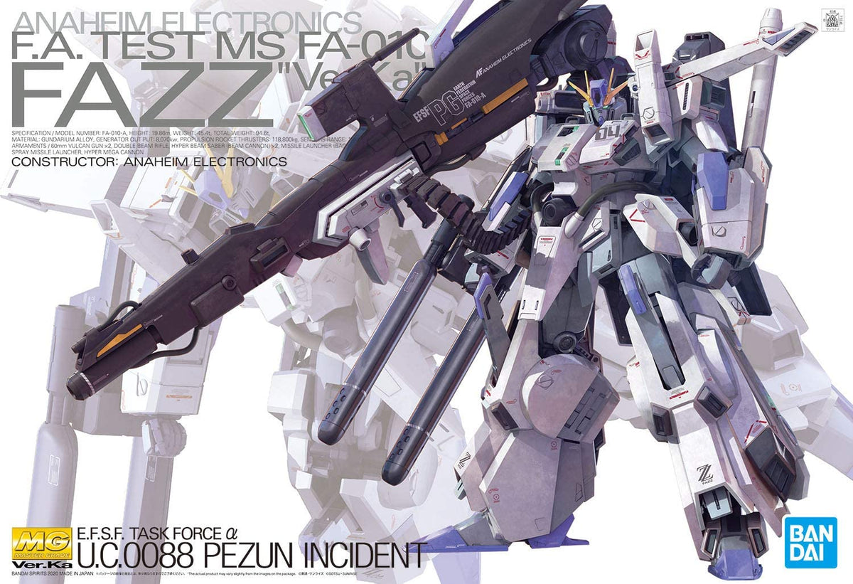 Gunpla MG 1/100 - Fazz Ver.Ka FA - 010 - MEKA NEKO