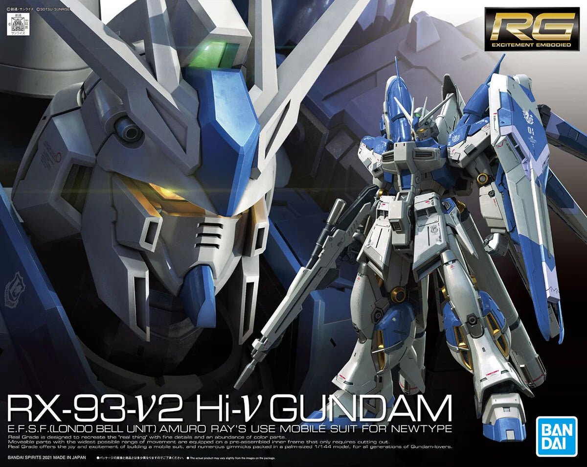 Gunpla RG 1/144 - 36 Hi - Nu Gundam - MEKA NEKO