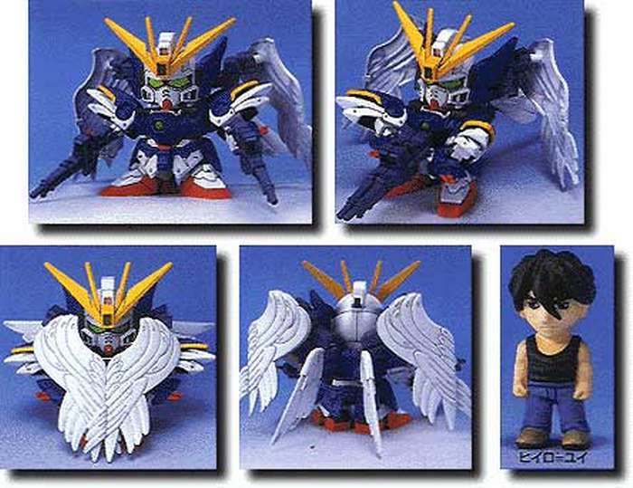 Gunpla SD - BB203 W Gundam Zero Custom - MEKA NEKO