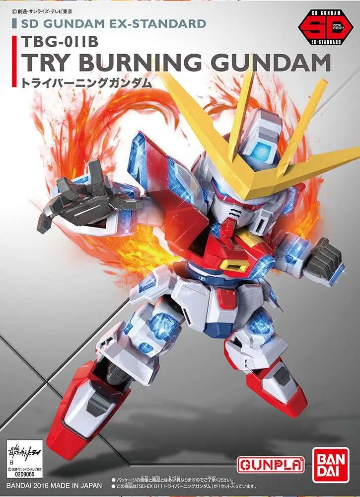 Gunpla SD - Try Burning Gundam Ex Standard - MEKA NEKO