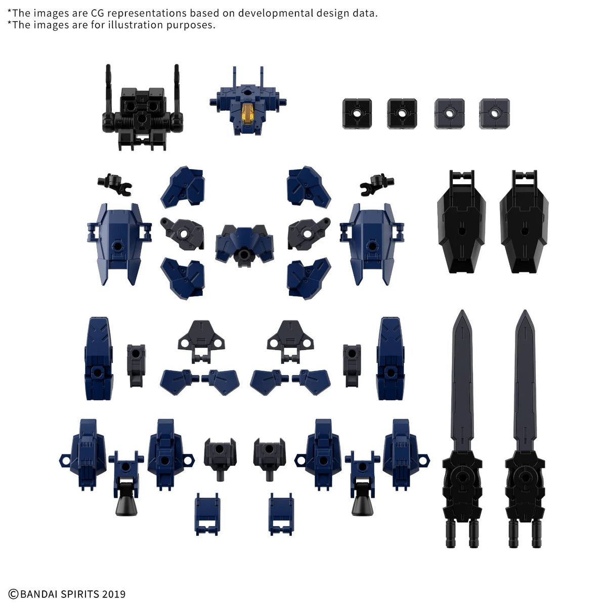 Model Kit 30 Minutes Missions - 1/144 Opt Part Set 25 (Full Armor Unit 3/Multi-Joint) (PRÉCOMMANDE) - MEKA NEKO