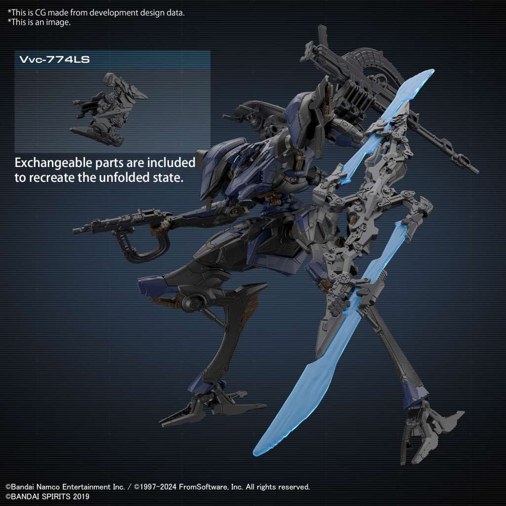 Model Kit 30MM - Armored Core VI Schneider Nachtreiher/40e Steel Haze - MEKA NEKO