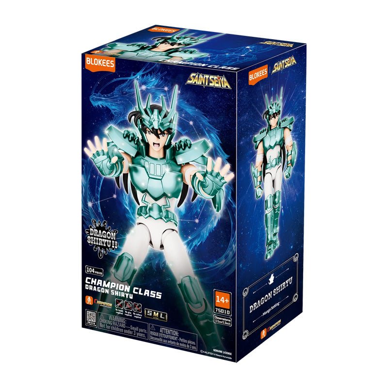 Model Kit Blokees Saint Seiya - Champion Class Dragon Shiryu