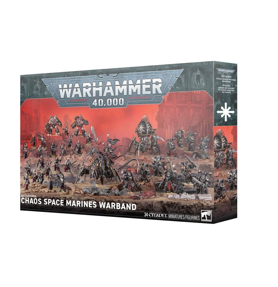 Warhammer 40,000 - Bataillon : Bande de Guerre des Space Marines du Chaos (PRÉCOMMANDE) - MEKA NEKO
