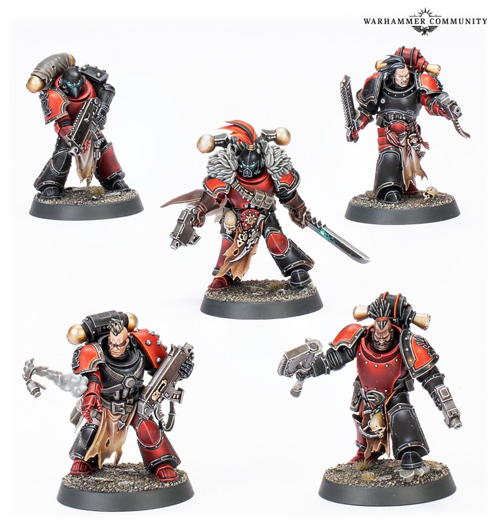 Warhammer 40,000 - Chaos Space Marines : Pillards Red Corsairs - MEKA NEKO