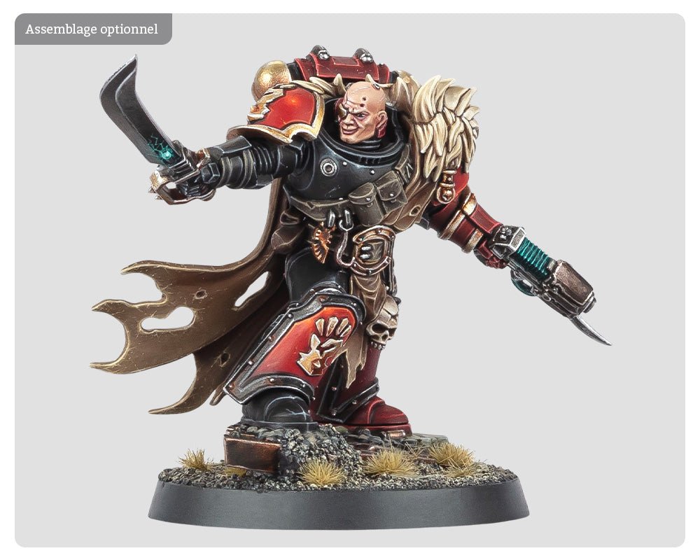 Warhammer 40,000 - Chaos Space Marines : Reaver Captain (Red Corsairs)(PRÉCOMMANDE) - MEKA NEKO
