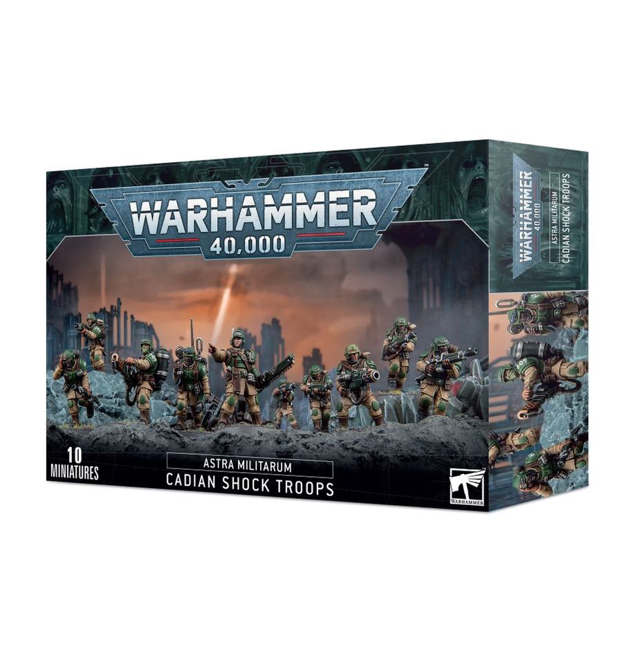 Warhammer 40K - Astra Militarum : Troupes de Choc Cadiennes - MEKA NEKO