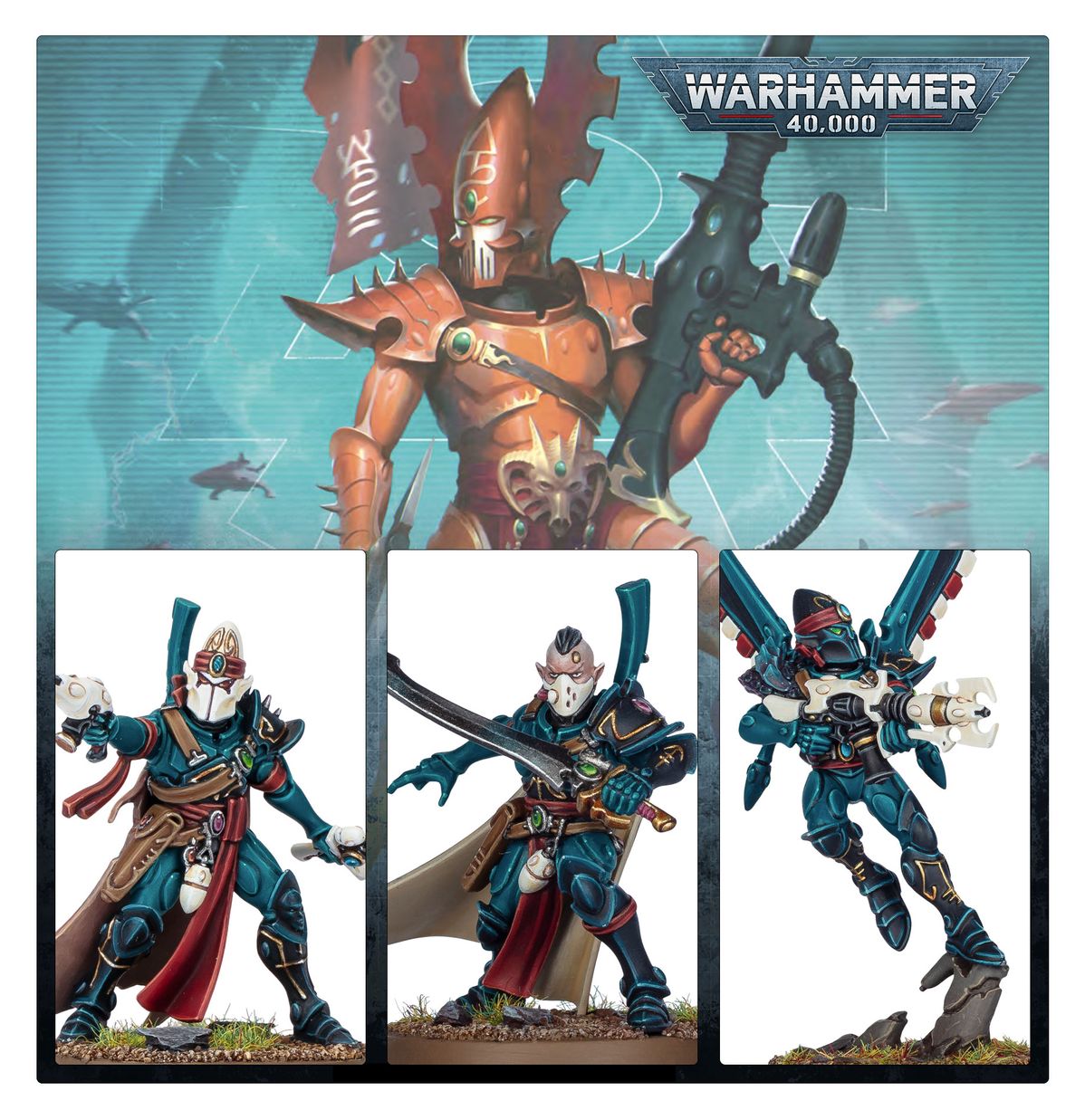Warhammer 40K - Bataillon Aeldari corsairs Eldritch Raiders - MEKA NEKO