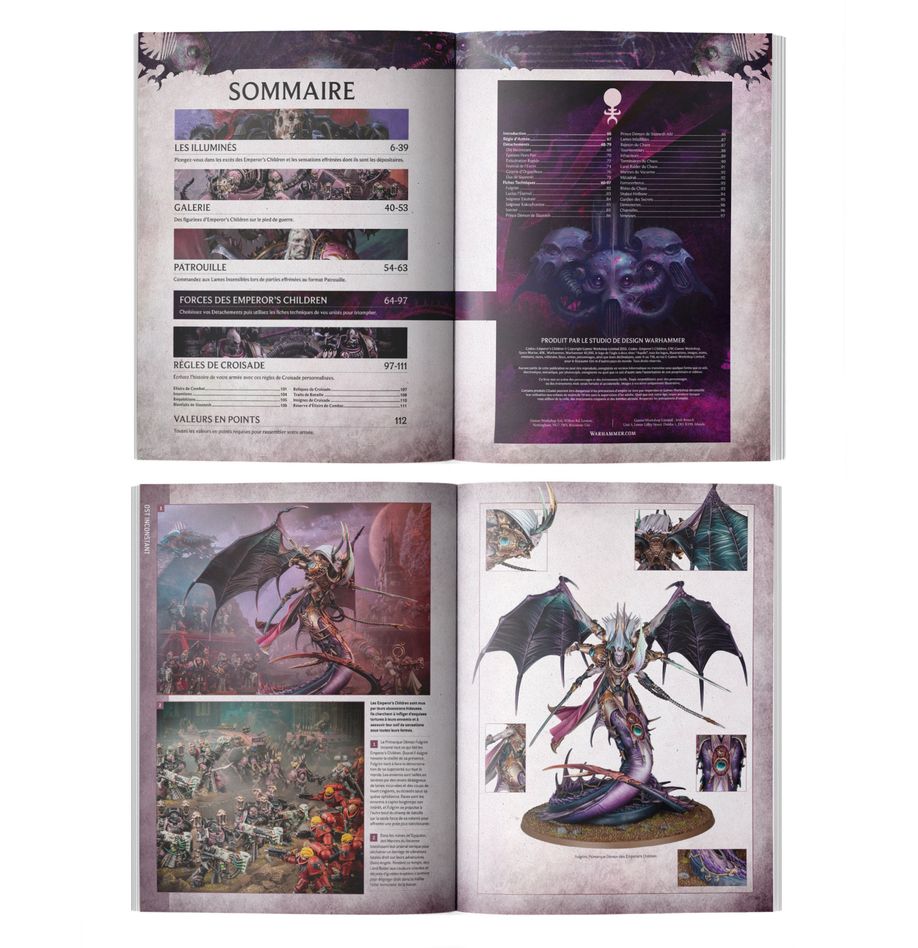 Warhammer 40K - Codex : Emperor's Children (PRÉ - COMMANDE) - MEKA NEKO