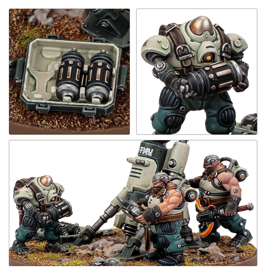 Warhammer 40K - Leagues of Votann - Cthonian Earthshakers - MEKA NEKO