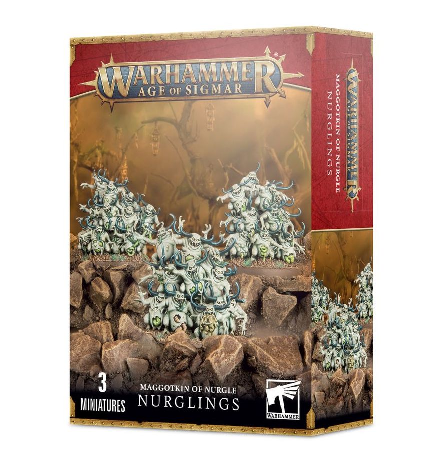 Warhammer AOS - Maggotkin of Nurgles : Nurglings - MEKA NEKO