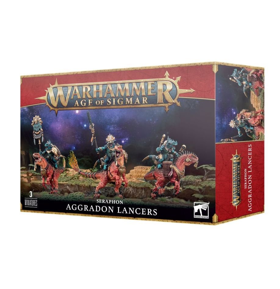 Warhammer AOS - Seraphon : Lanciers Aggradons - MEKA NEKO