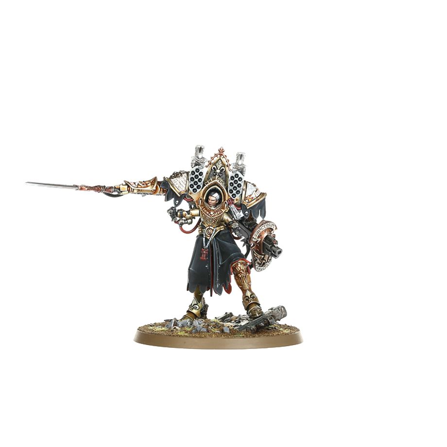 Warhammer 40000 Adepta Sororitas Morvenn Vahl contenu de la boîte - Games Workshop - Meka Neko