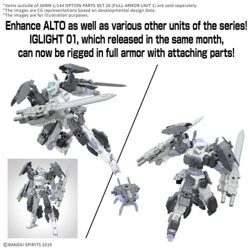 30 Minutes Missions Option Parts - Set 20 Full Armor Unit 1 - MEKA NEKO