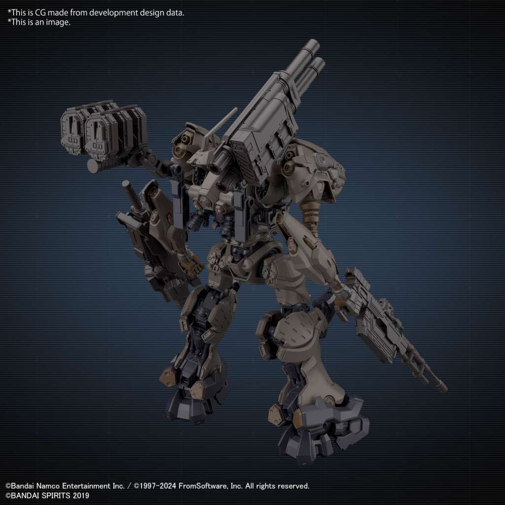 30MM Armored Core VI Orbiter Nightfall détail armement - Bandai - Meka Neko