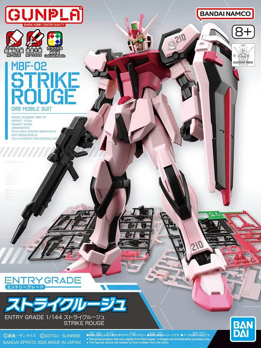 Gunpla EG 1/144 Gundam Strike Rouge vue principale - Bandai - Meka Neko