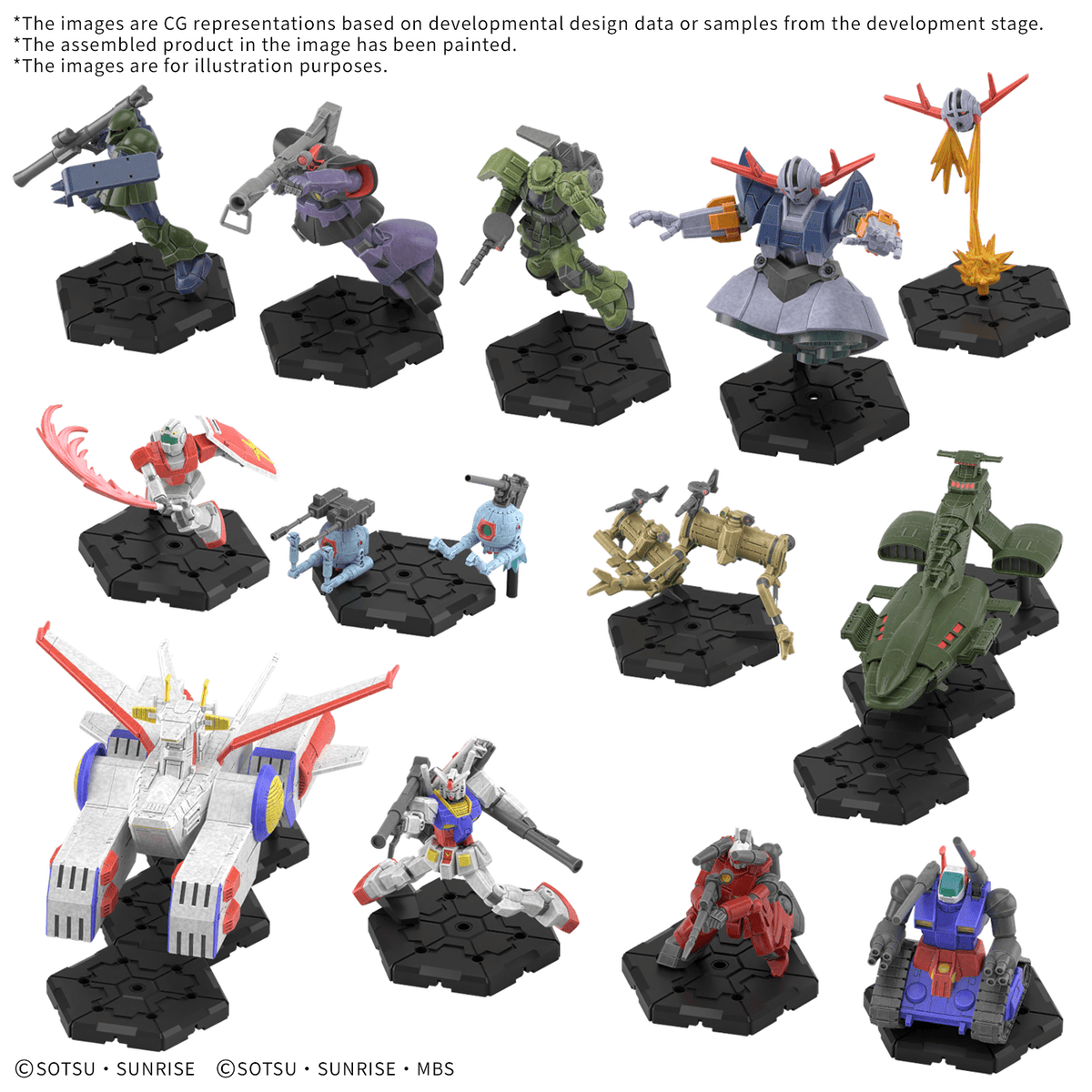 Gundam Assemble Deluxe Set 01 [DX01] (PRÉCOMMANDE) - MEKA NEKO