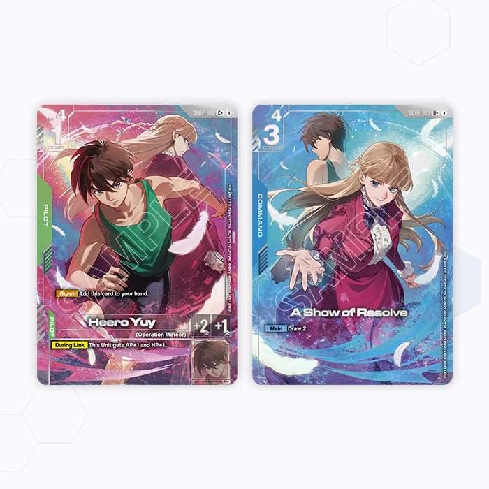 Gundam Card Game - Premium Set [PB01] : Gundam Wing 30ème anniversaire - MEKA NEKO
