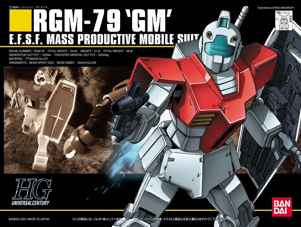 Gunpla HG 1/144 - 020 RGM - 79 'GM' - MEKA NEKO