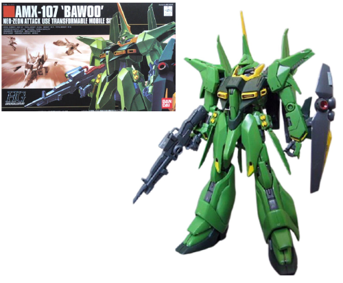 Gunpla HG 1/144 AMX - 107 Bawoo Neo - Zeon Attack - MEKA NEKO