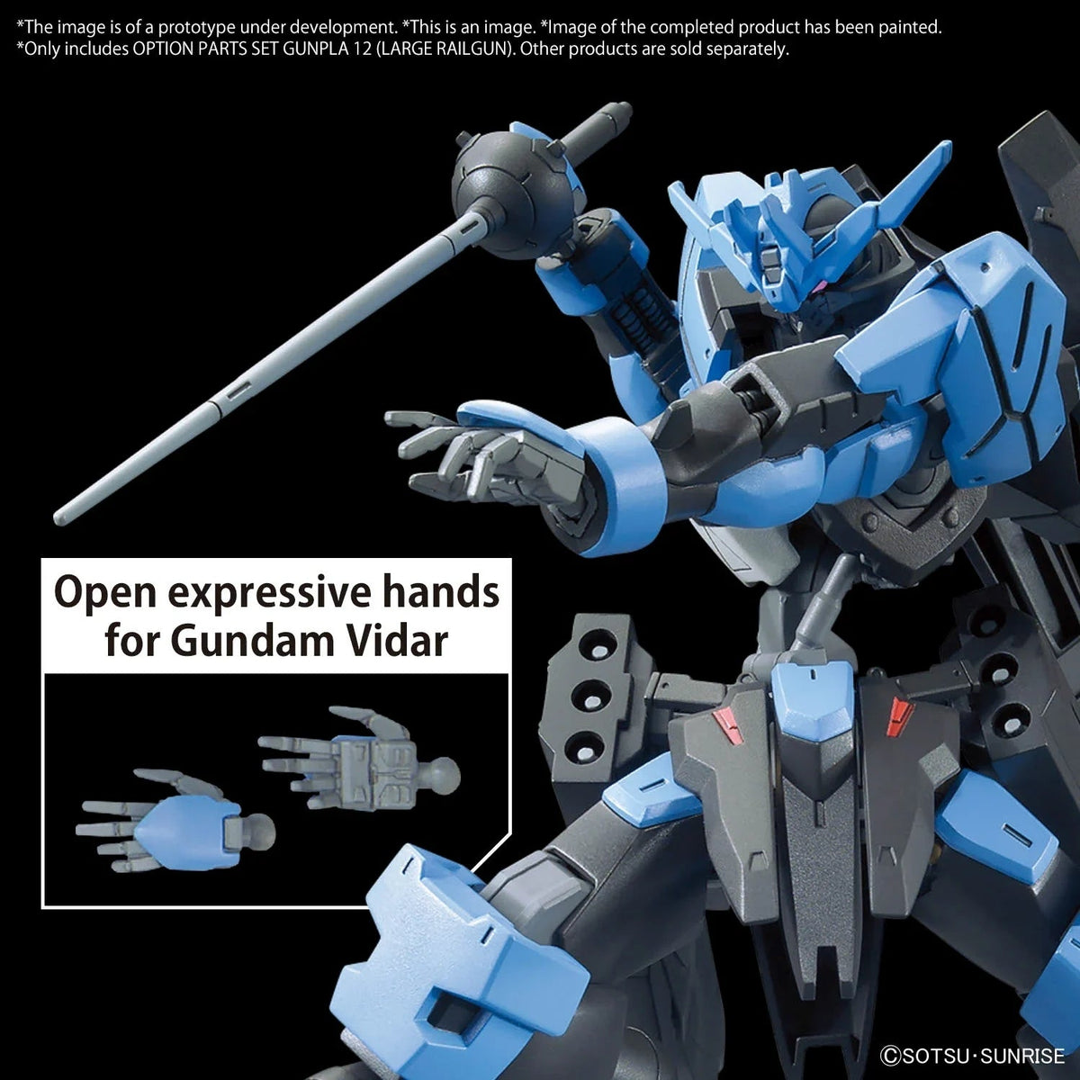 Gunpla HG 1/144 - Option Parts Set Gunpla 12 Large Railgun - MEKA NEKO
