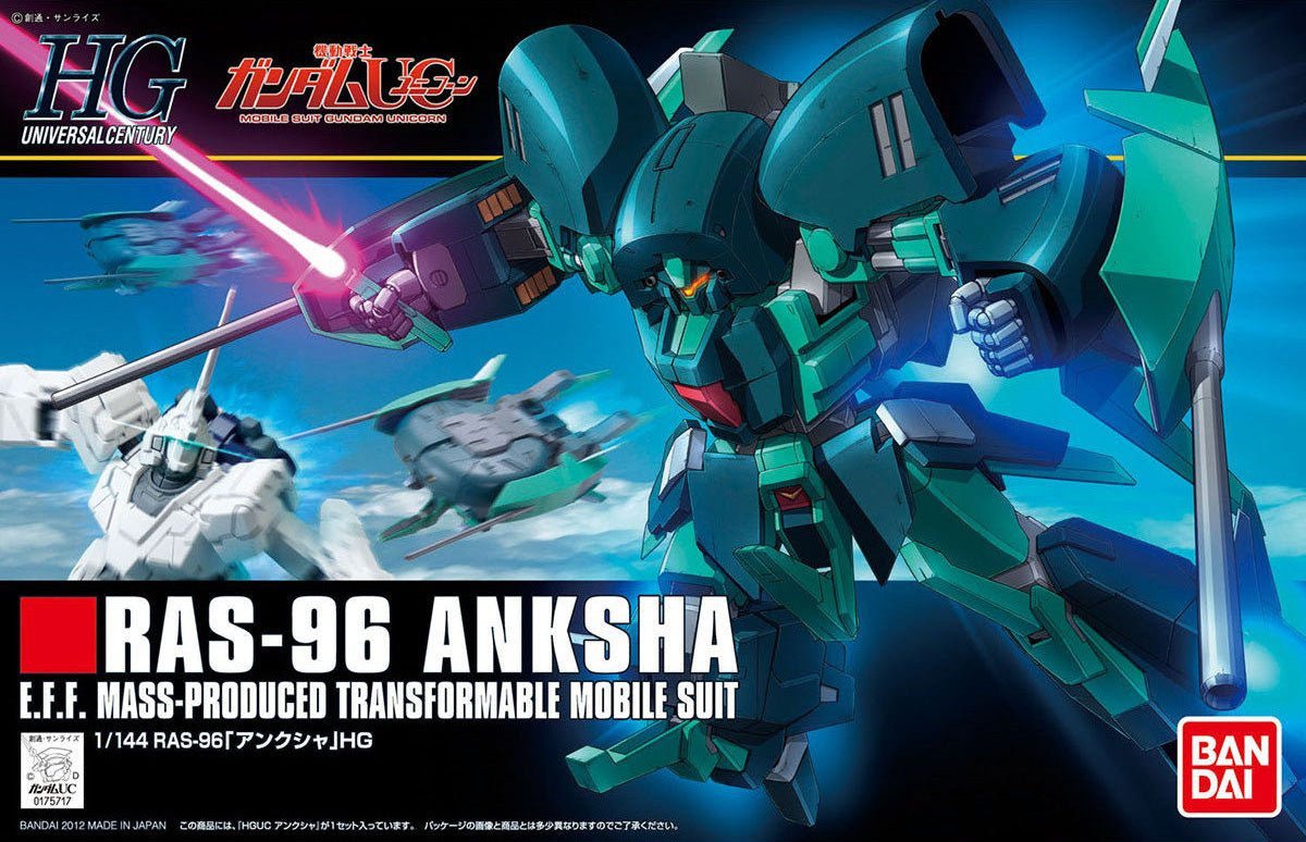 Gunpla HG 1/144 - RAS - 96 Anksha - MEKA NEKO
