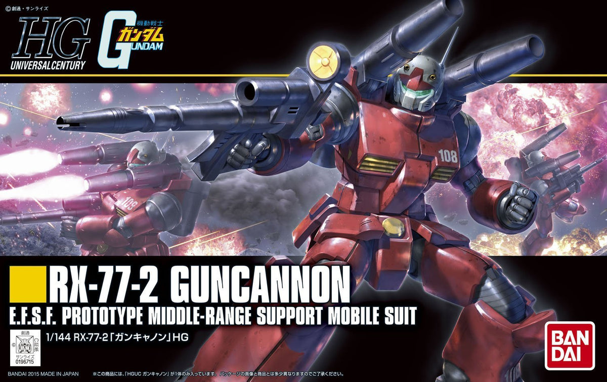 Gunpla HG 1/144 - RX-77-2 Guncannon - MEKA NEKO