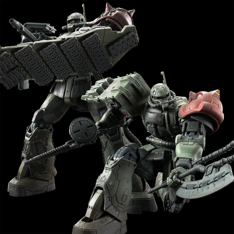 Gunpla HG 1/144 - Zaku Ⅱ F Type LeSEAN & Zaku Ⅱ (Unidentified Type) LeSEAN (RFV) - MEKA NEKO