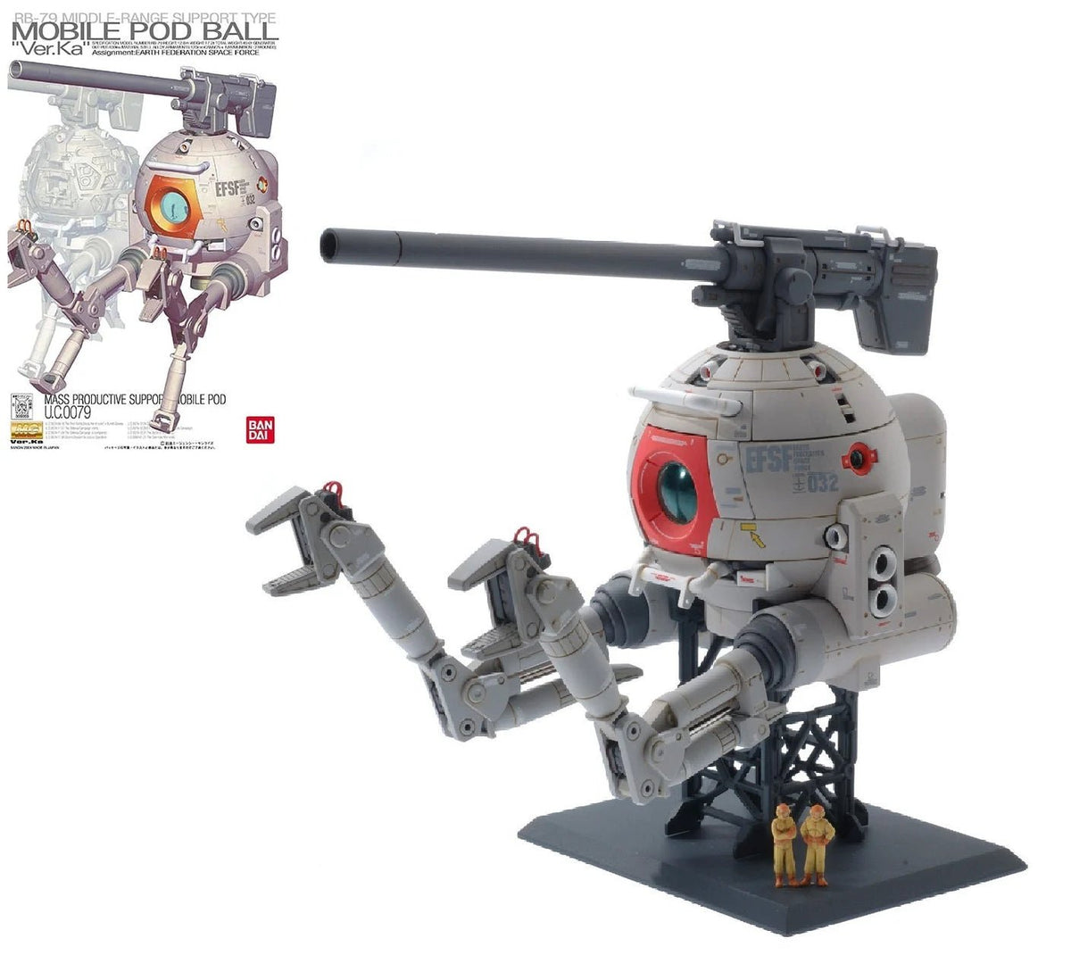 Gunpla MG 1/100 - MOBILE POD BALL VER KA - MEKA NEKO