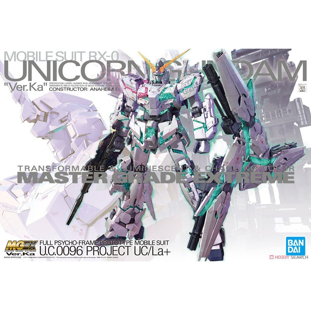 Gunpla MGEX 1/100 - Unicorn Gundam Ver.Ka RX-0 [REPROD] [PRÉCOMMANDE] - MEKA NEKO