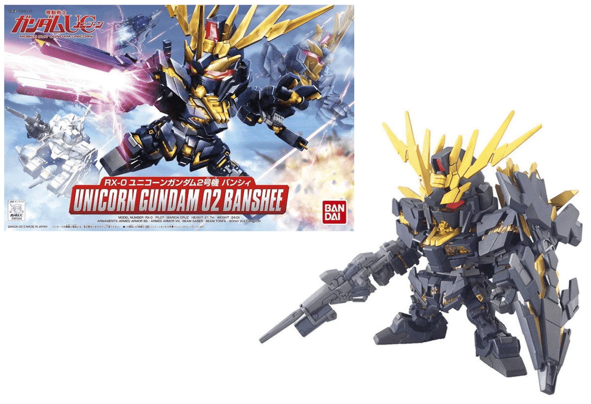 Gunpla SD - BB 380 Gundam Unicorn 2 Banshee - MEKA NEKO