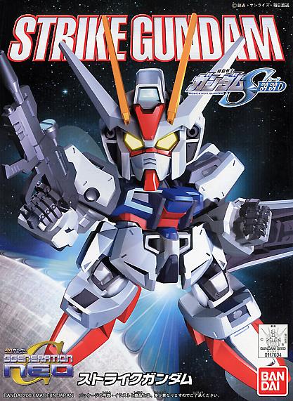Gunpla SD BB246 Gundam Strike - MEKA NEKO