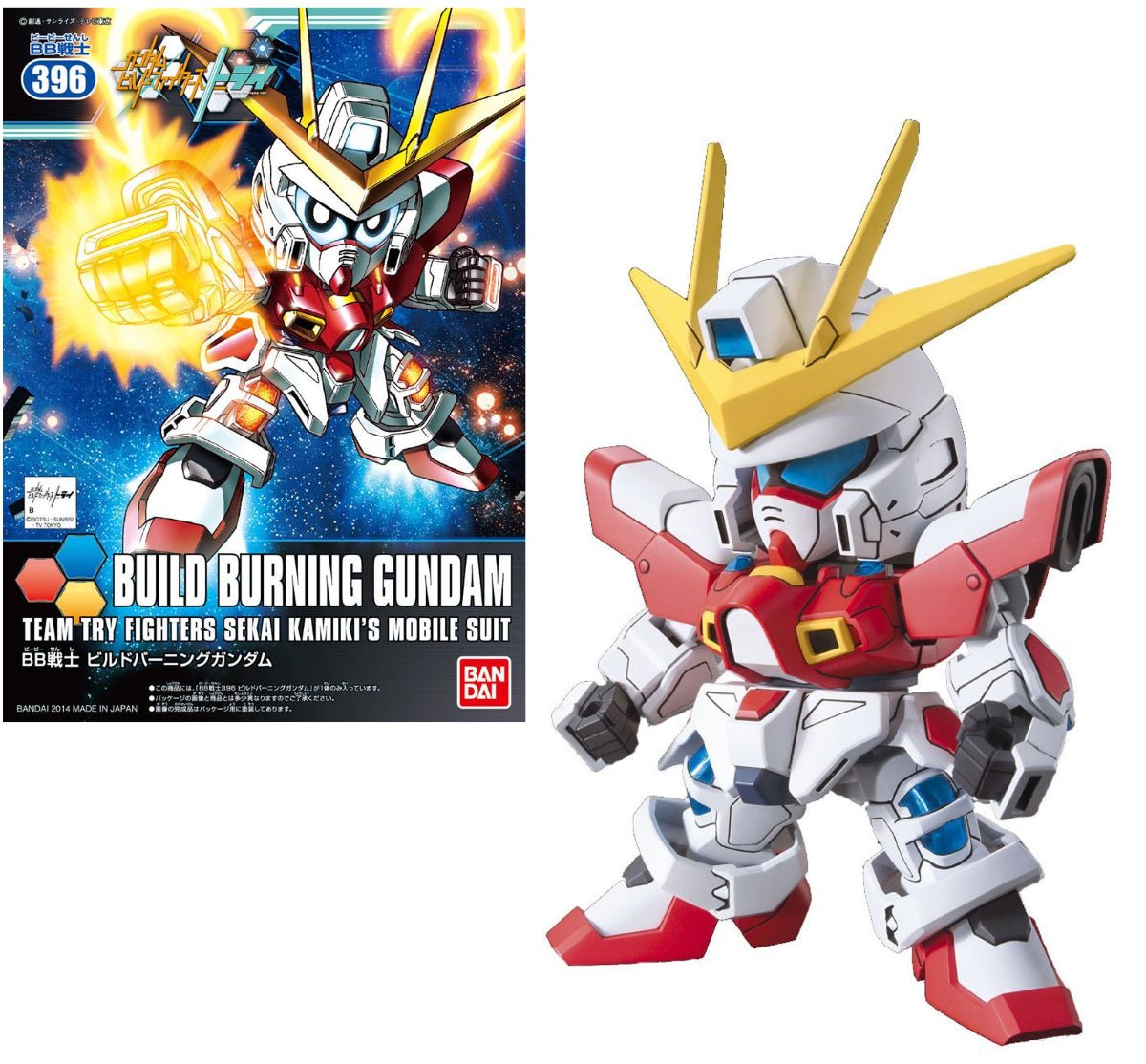 Gunpla SD - BB396 Build Burning Gundam - MEKA NEKO