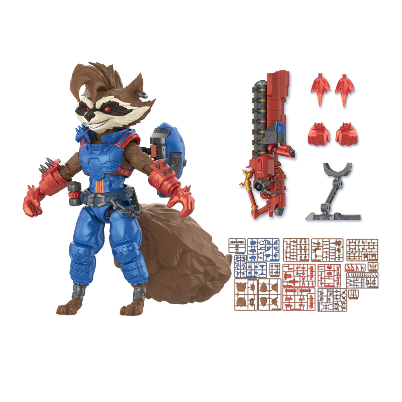 Marvel Rivals Champion Class 08 Rocket Raccoon Model Kits | Blokees - MEKA NEKO