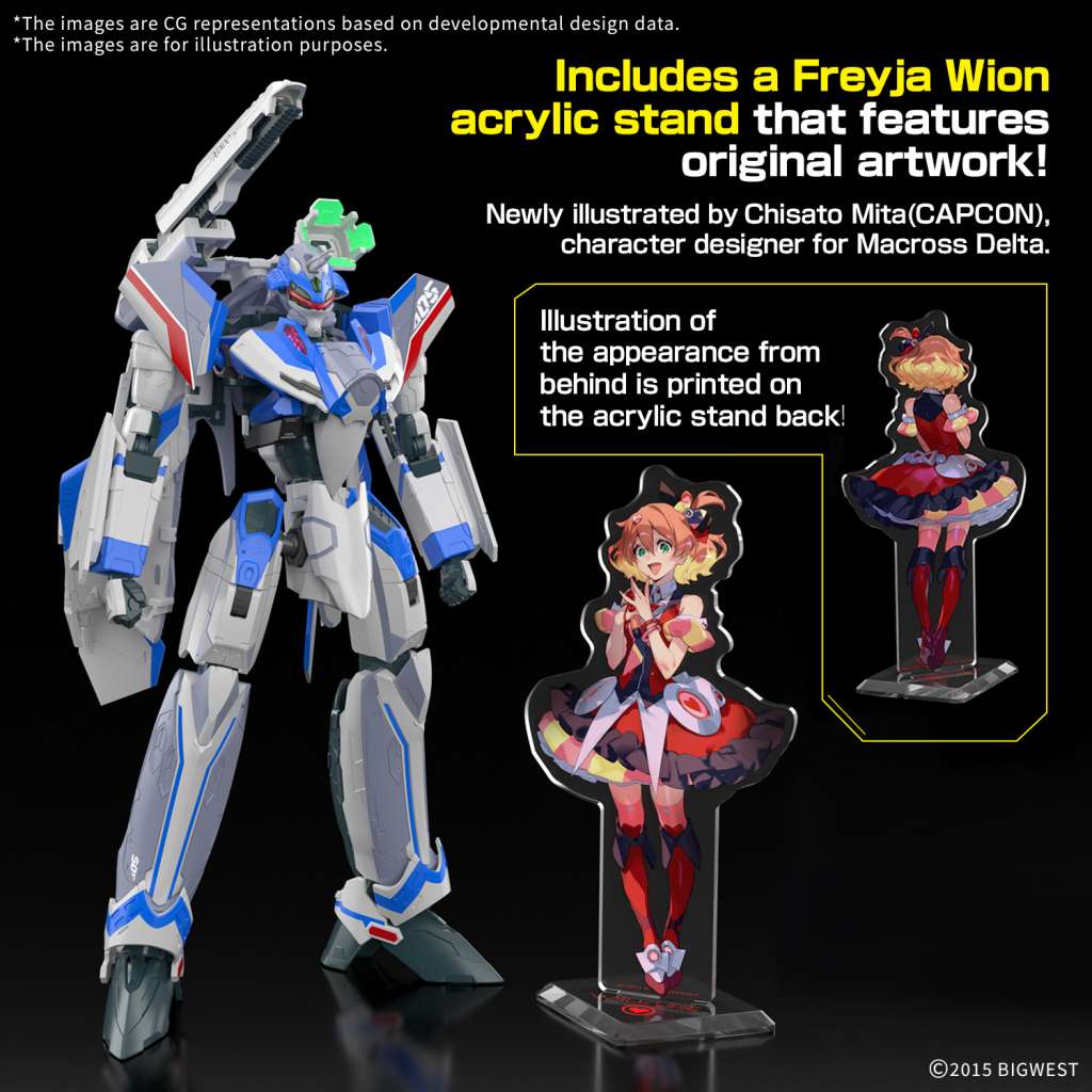 MK HG 1/100 Macross - VF - 31J Siegfried Hayate Use Deluxe Set - MEKA NEKO