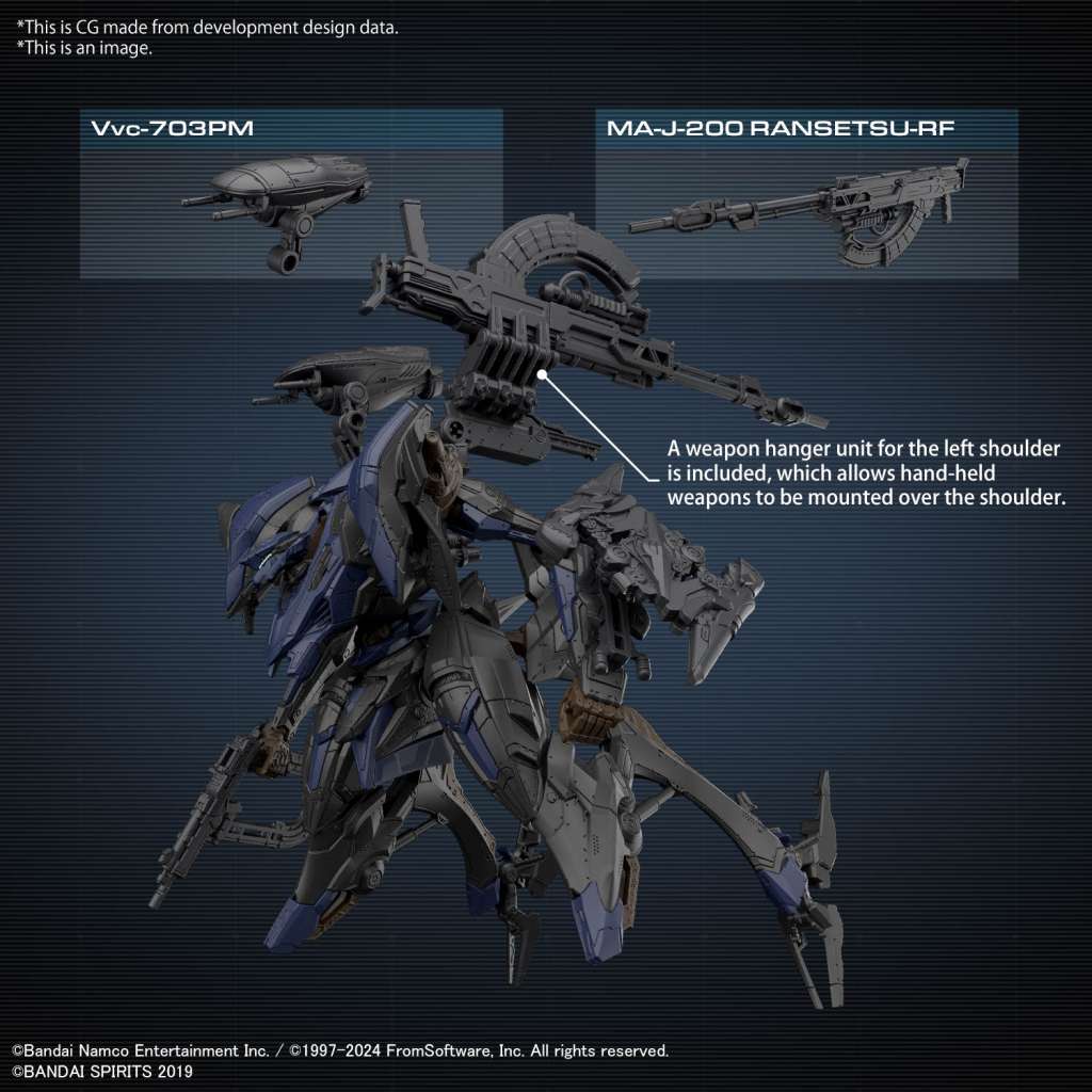 Model Kit 30MM - Armored Core VI Schneider Nachtreiher/40e Steel Haze - MEKA NEKO