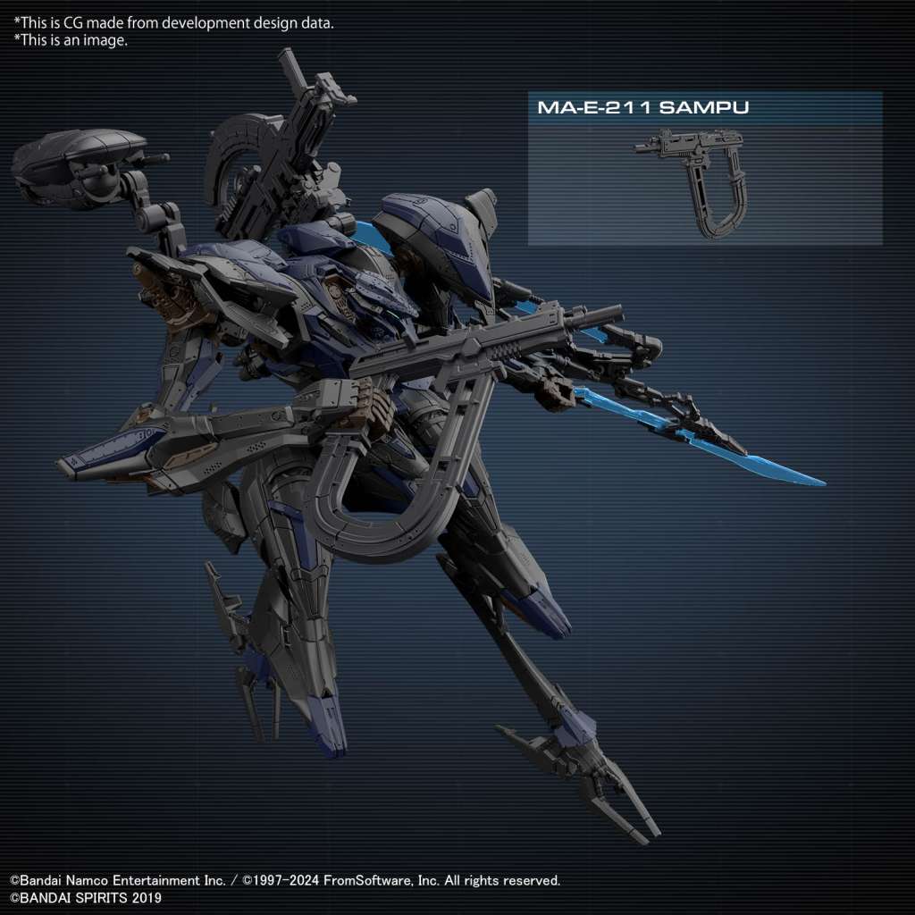 Model Kit 30MM - Armored Core VI Schneider Nachtreiher/40e Steel Haze - MEKA NEKO