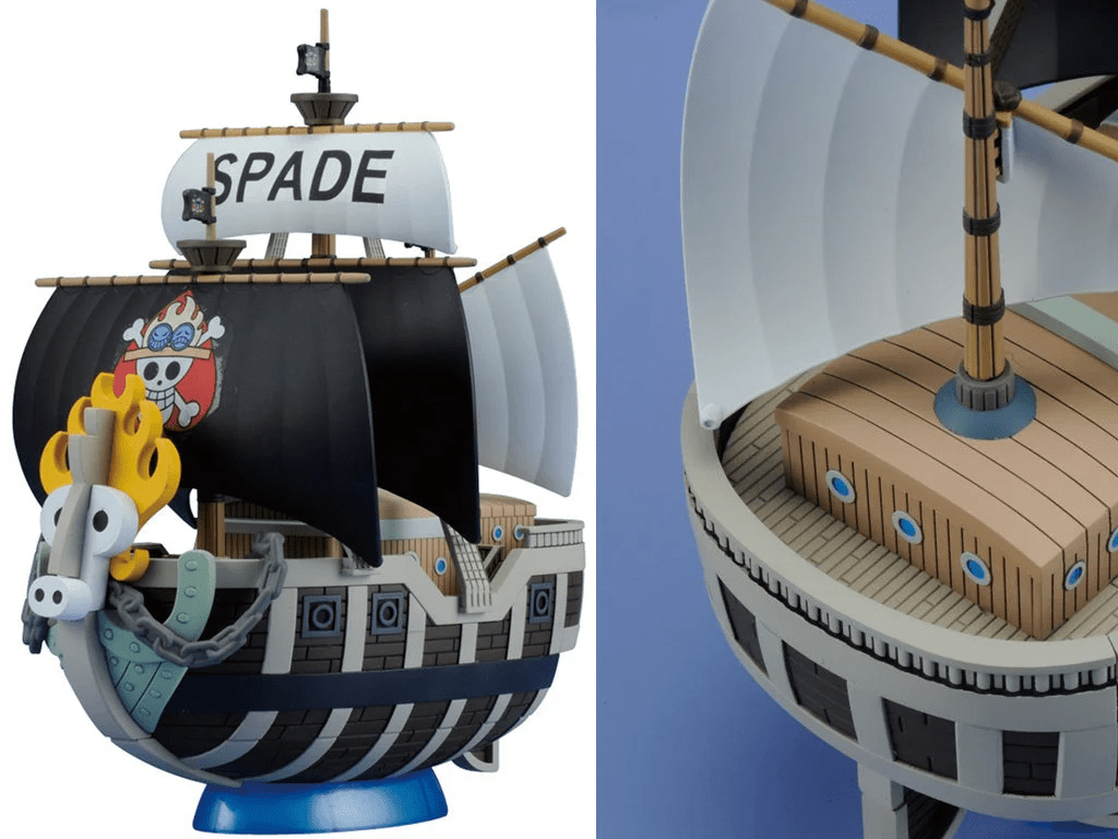 Model Kit One Piece - Grand Ship Collection Spade Pirates' Ship 15cm - MEKA NEKO